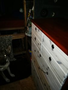 Mein erster Schubladenschrank, selbst veredelt